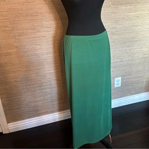 NWT Reformation Green Maxi Skirt - Size XL